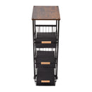 Lifeideas 4-Tier Kitchen Storage Trolley with Wheels