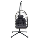 Breeins Swing Hanging Egg Chair With Cushion And Headrest