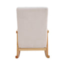 Livingandhome Tufted Velvet Lounge Rocking Chair