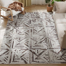 HOMCOM Non-Slip Washable Rug, Chenille Floor Carpet for Living Room,