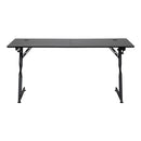 Livingandhome Modern Gaming Desk with Headphone Holder