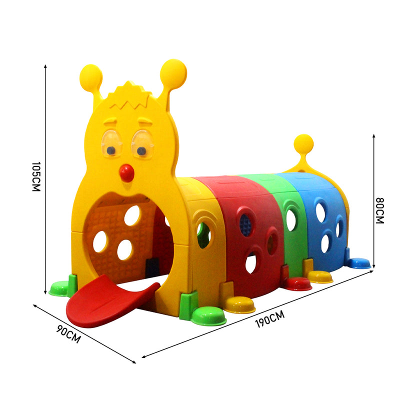 Livingandhome Caterpillar Crawl And Climb Tunnel For Kids