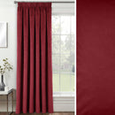 Velvet, Supersoft, 100% Blackout, Thermal (SINGLE) Door Curtain with Tape Top