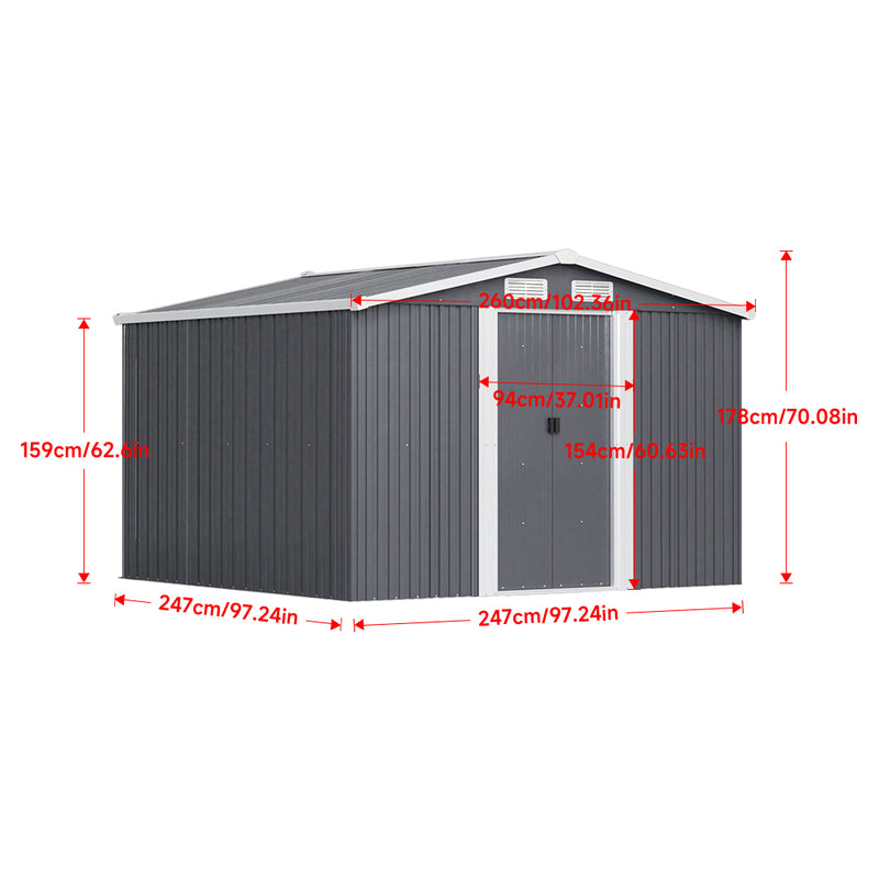 Breeins Steel Garden Tools Storage Unit
