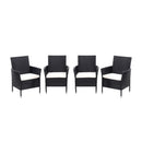 Breeins Set Of Rattan Chairs Garden Furniture Set Of 2 Or 4