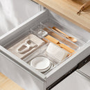 Lifeideas Set of 6 Transparent Desktop Organisers