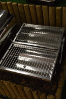 Portable Barrel Style Charcoal Camping Barbecue / BBQ