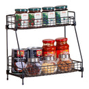 Lifeideas 2-Tier Free-Standing Spice Rack & Organizer