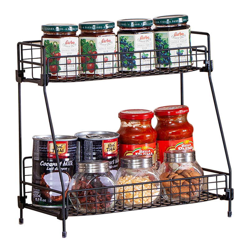Lifeideas 2-Tier Free-Standing Spice Rack & Organizer