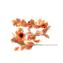 Lighted Fall Garland with Sunflowers