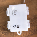 12cm Set of 5 Battery Operated Light up Christmas Polar Bears Ornaments with 40 Cool White LEDs