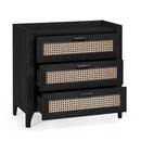 Sydney 3 Drawer Chest - Black Ash