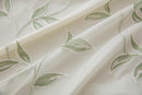 Kingleaf Embroidered Tulle Voile Ring Top Curtains