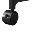 Livingandhome Double Rod Metal Clothes Rack on Wheels