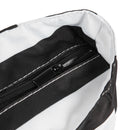 Modishion Black Stripe Waterproof Large Tote Handbag for Beach