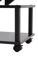 Breeins 2pcs Half-Moon-Shaped Plant Stand Display Shelf with Wheels