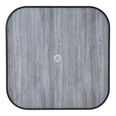 Garden Sanctuary Garden Tempered Glass Wood Grain Coffee Table