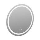 Livingandhome Modern Round LED Vanity Wall Mirror