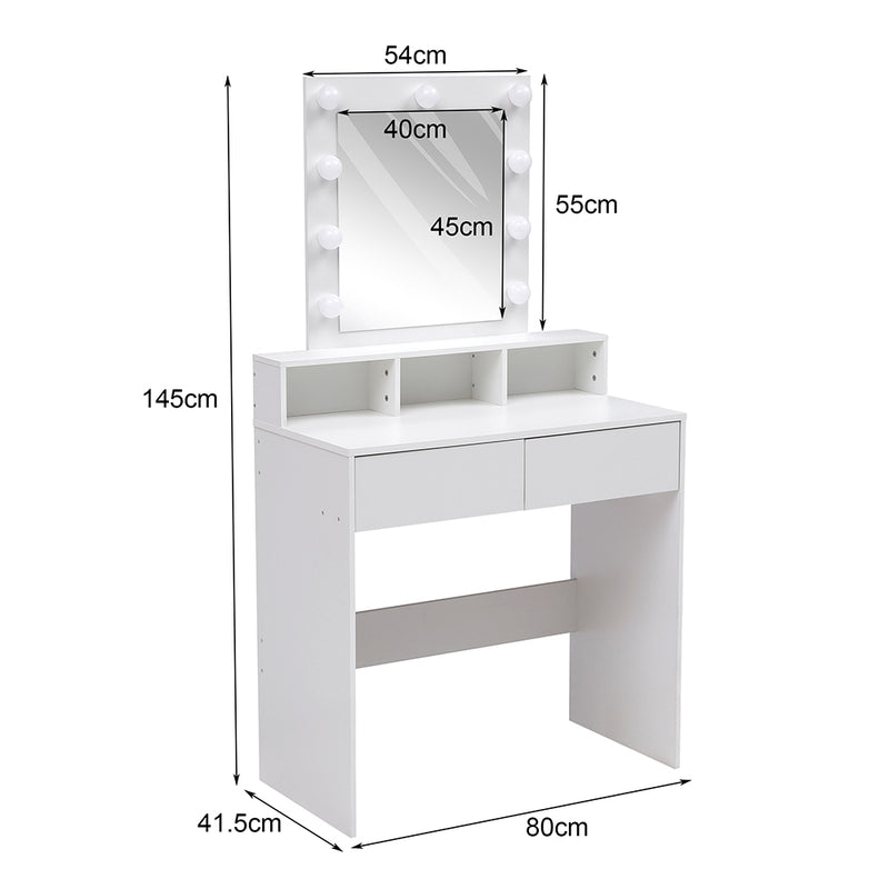 Livingandhome MDF Makeup Table with Mirror