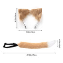Cosplay Fox Tail and Ear Headband Set