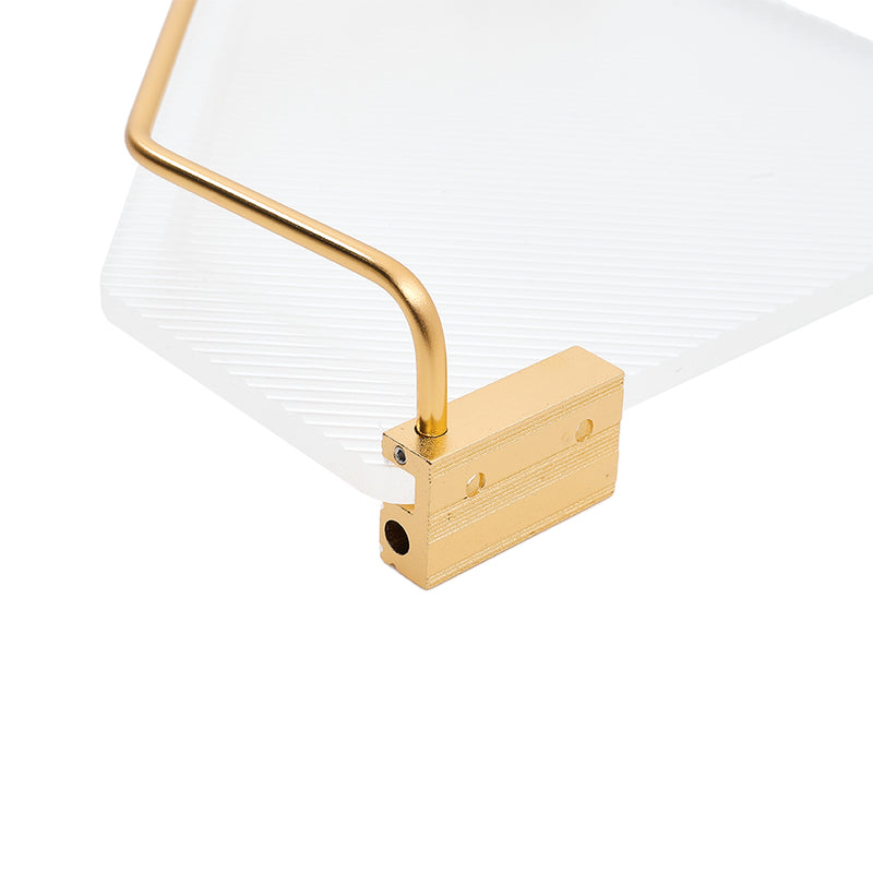 Lifeideas Acrylic Bathroom Corner Shelf Adhesive Shower Organiser