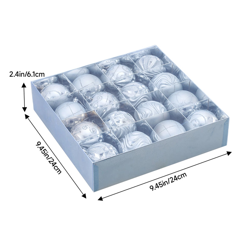 Lifeideas 16-Piece Christmas Ornaments Set For Tree Decorations