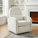 Swivel Chenille Upholstered Single Sofa Armchair