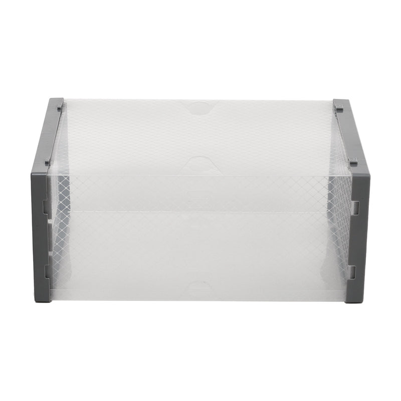 Cottonfy UK 12x Stackable Shoe Storage Box Organiser