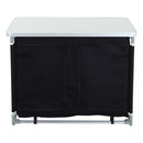 Livingandhome Camping Kitchen Table Portable Cabinet Kitchen Storage