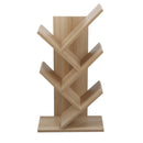 Livingandhome Rustic Standing Tree Bookshelf