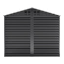 Breeins Durable Charcoal Tool Shed With Shelves