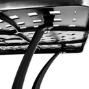 Garden Sanctuary Cast Aluminum Square Outdoor Dining Table Black