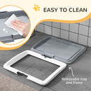 PawHut Dog Toilet Tray, Dog Litter Tray for Training Dogs, 63 x 49 x 6cm