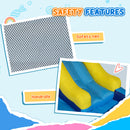 AIYAPLAY 5 in 1 Bouncy Castle for Children with 550W Blower, Water Slide