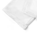 Elegant Short Satin Gloves White