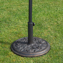 Samuel Alexander 2.7m Havana Garden Patio Parasol with Crank Handle in Blue