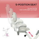 HOMCOM Folding Exercise Bike W/ Adjustable Magnetic Resistance, Seat Height