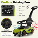 3-in-1 Ride On Push Car with Removable Guardrails and Handle