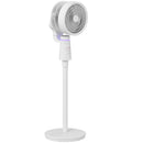 HOMCOM Pedestal Fan, Air Circulation Fan With Oscillating, Tilt