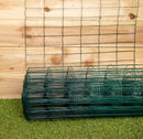 Green PVC Coated Metal Garden Patio Border Fencing