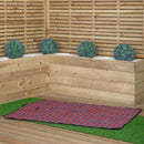 1.50m x 1.15m Waterproof Patterned Picnic Blanket Rug with Carry Handle