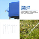 3m x 3m Pop Up Canopy Tent Commercial Instant Shelter-Blue