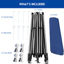 3m x 3m Pop Up Canopy Tent Commercial Instant Shelter-Blue