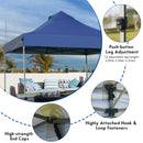 3m x 3m Pop Up Canopy Tent Commercial Instant Shelter-Blue