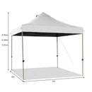 3m X 3m Pop Up Canopy Tent Commercial Instant Shelter-White