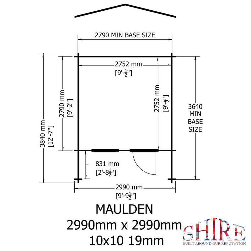 Maulden Log Cabin With Veranda
