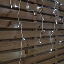 16m 640 LED Frosted IcicleBrights Christmas String Lights in Cool White