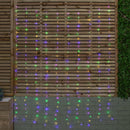 2.1m Light up Christmas Curtain Party Lights with 280 Multi-Coloured LEDs
