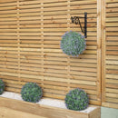 Pack Of 2 35cm Black Metal Heavy Duty Twisted Garden Patio Wall Bracket Hook For Hanging Planter