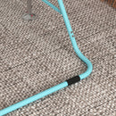 HOMCOM Kids Pink Gymnastic Bar W/ Adjustable Height, Foldable Training Bar